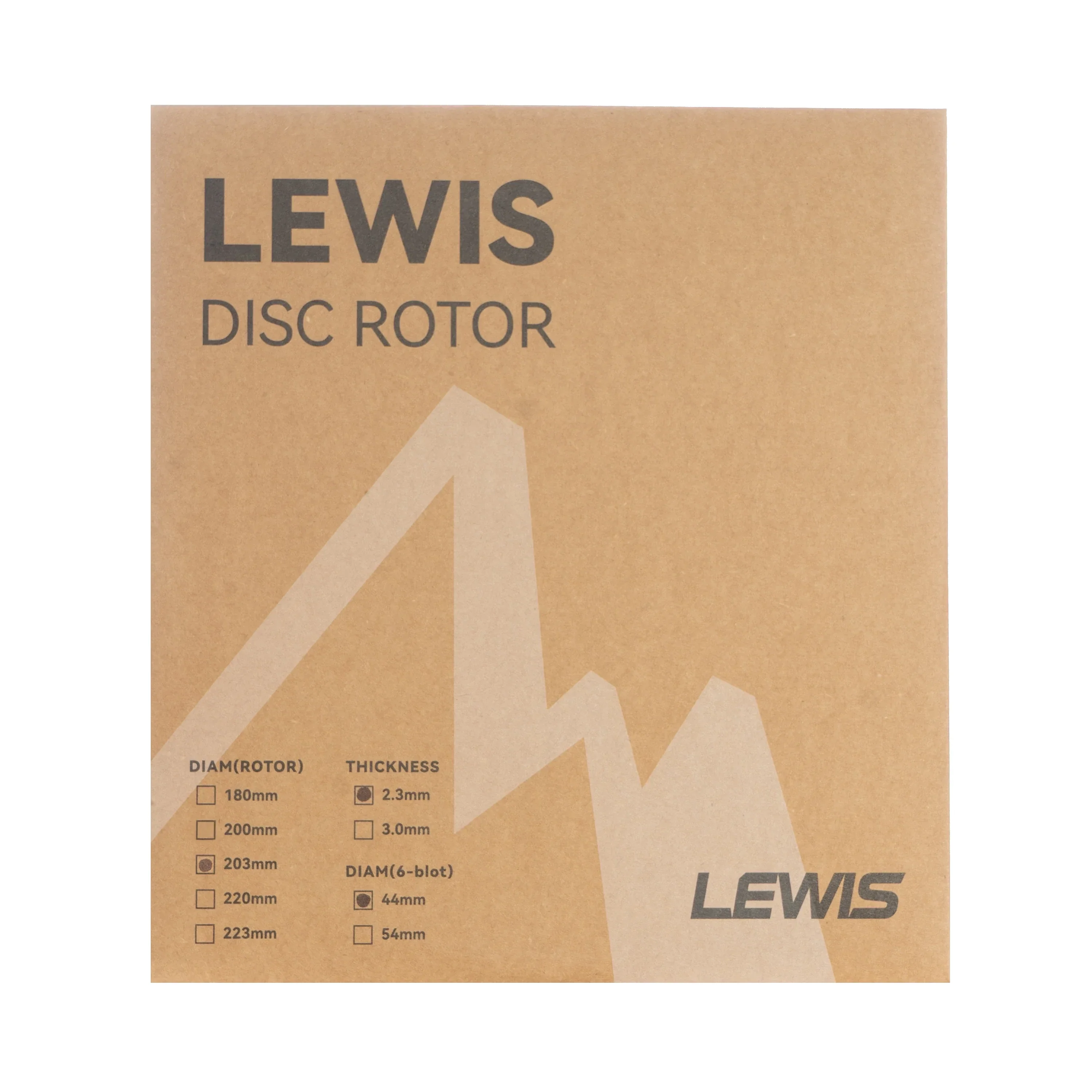 Lewis 203mm 2.3mm Brake Disc Rotor