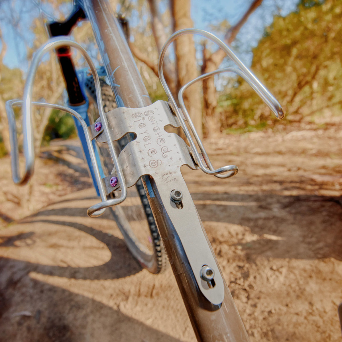 Botched Bikes Titanium Dragonfly Dual Bottle Cage Adapter