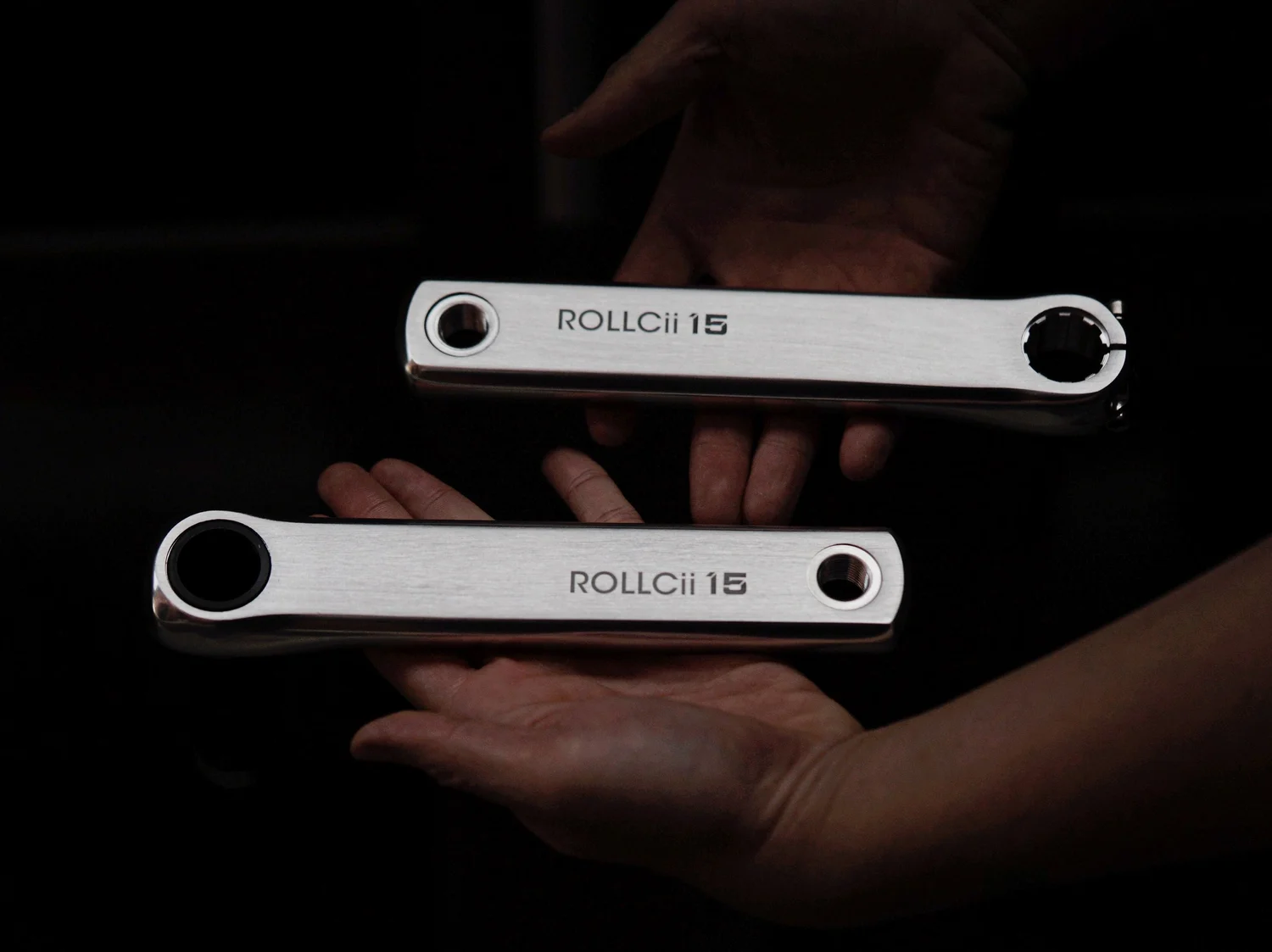 Veloci Rollcii Crank Set 170mm Silver