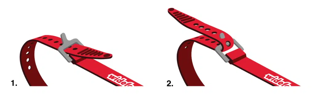 WideFoot Voile Straps 20" Black