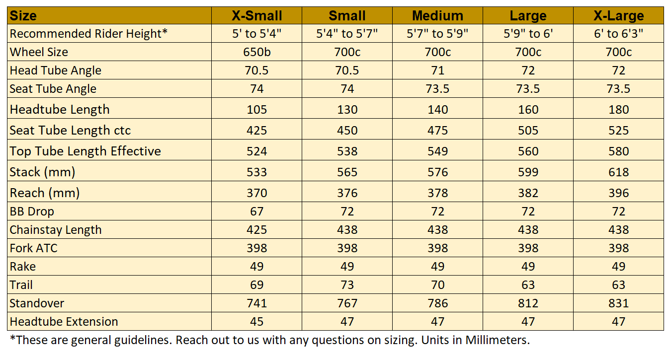 Wilde - Rambler SL - All-Arounder Frameset