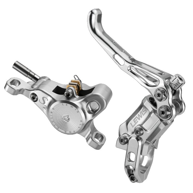 Lewis LV-S2 2 Piston Hydraulic Bicycle Disc Brake Set