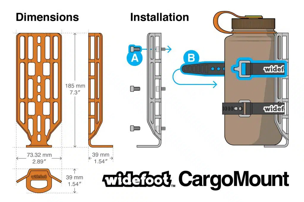 Widefoot Cargo Mount - (Cage Only)