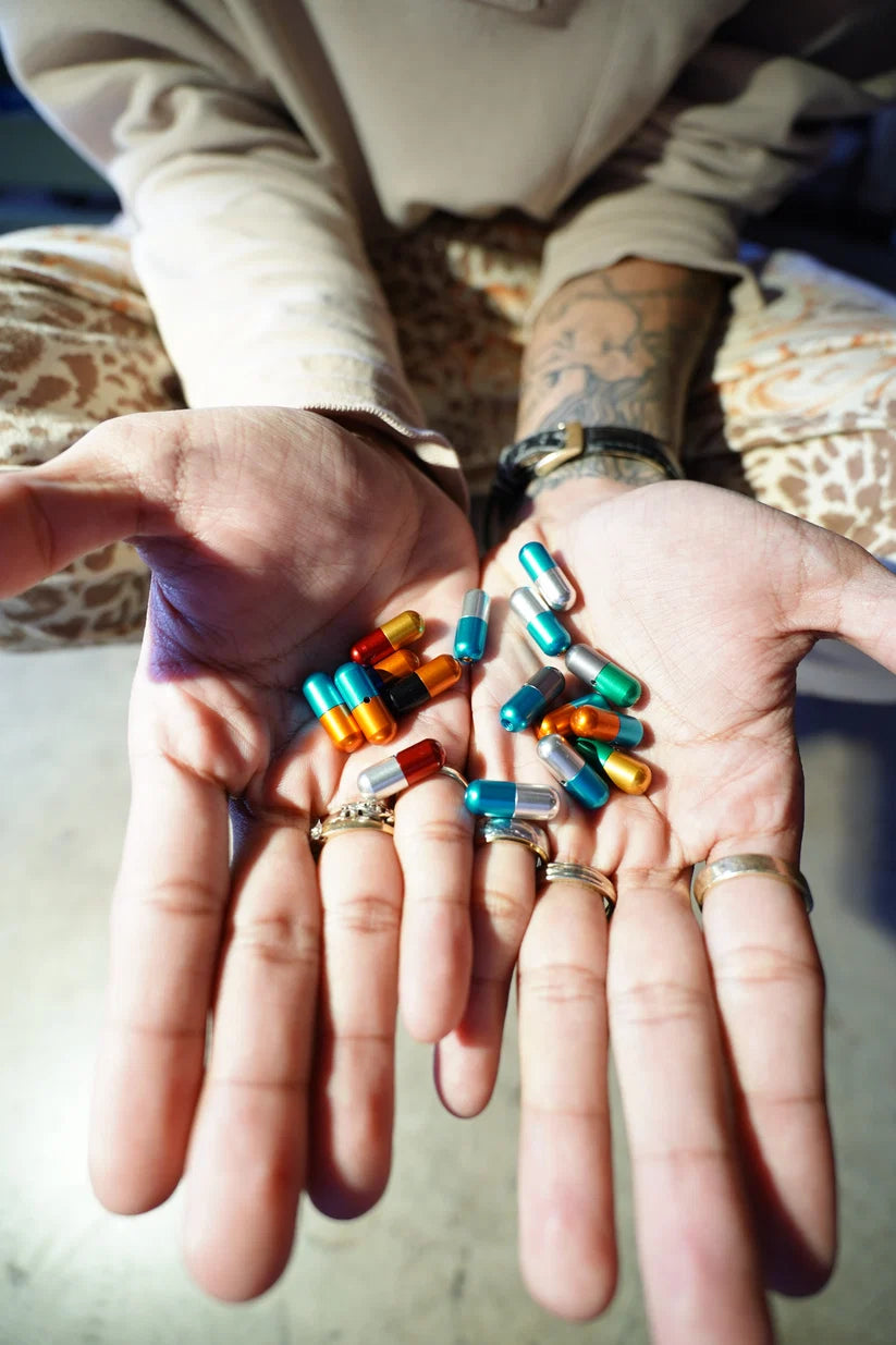 Analog Pill Capsule Cable End Cap