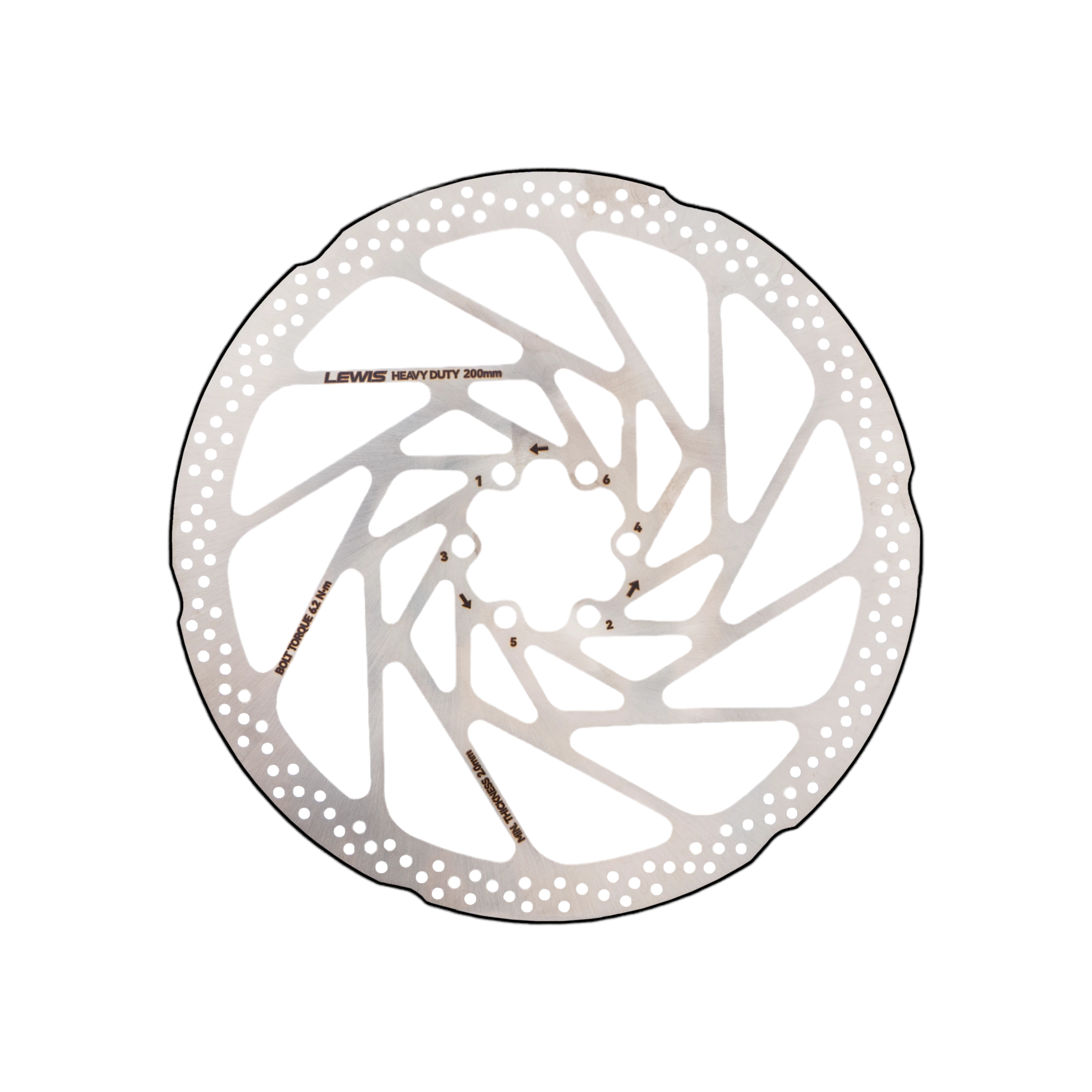 Lewis 200mm 2.3mm Brake Disc Rotor