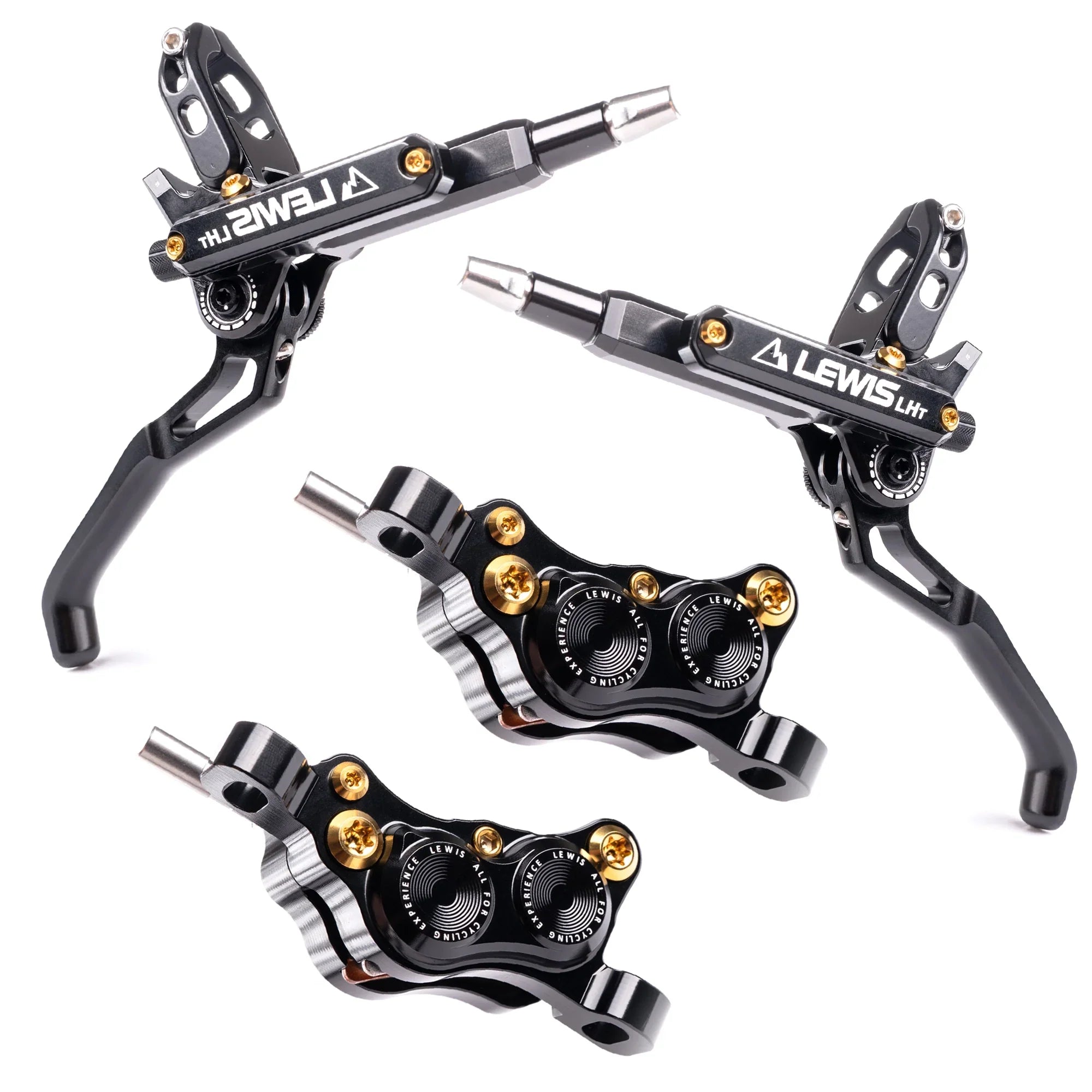 Lewis LHT Ultimate 4 Piston Hydraulic Bicycle Disc Brake Kit