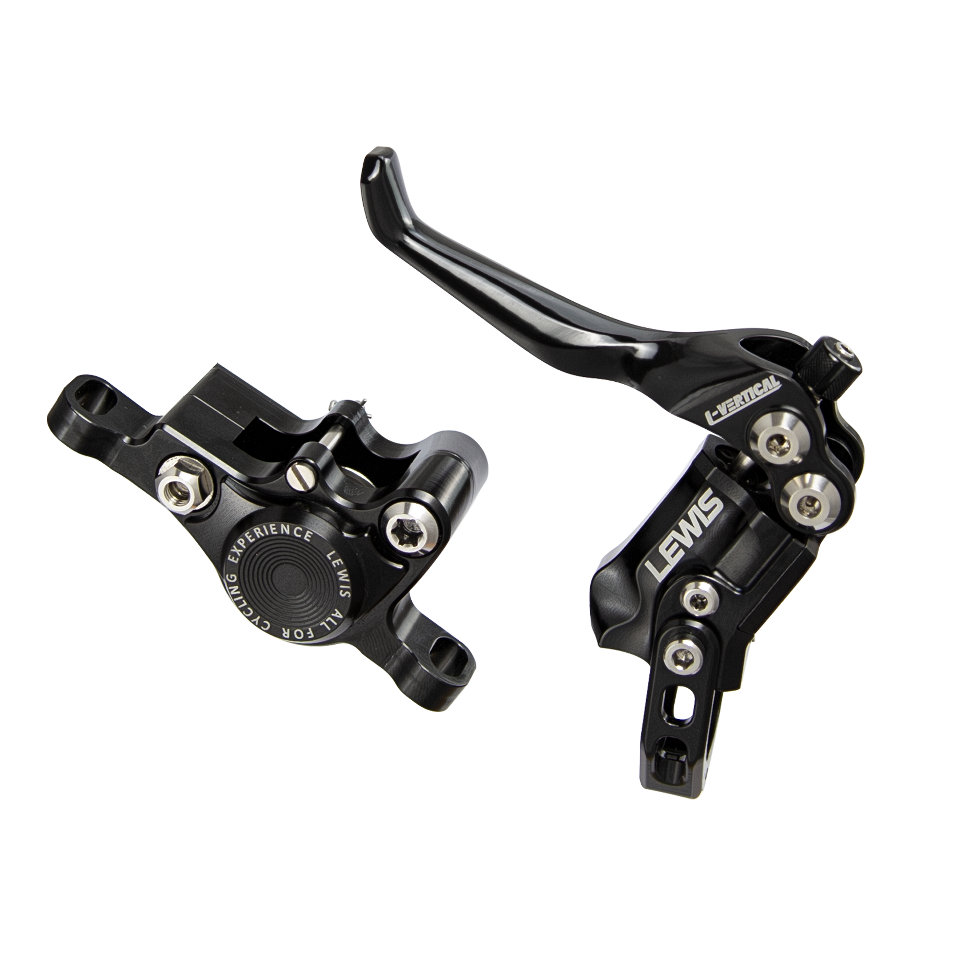 Lewis LV-S2 2 Piston Hydraulic Bicycle Disc Brake Set