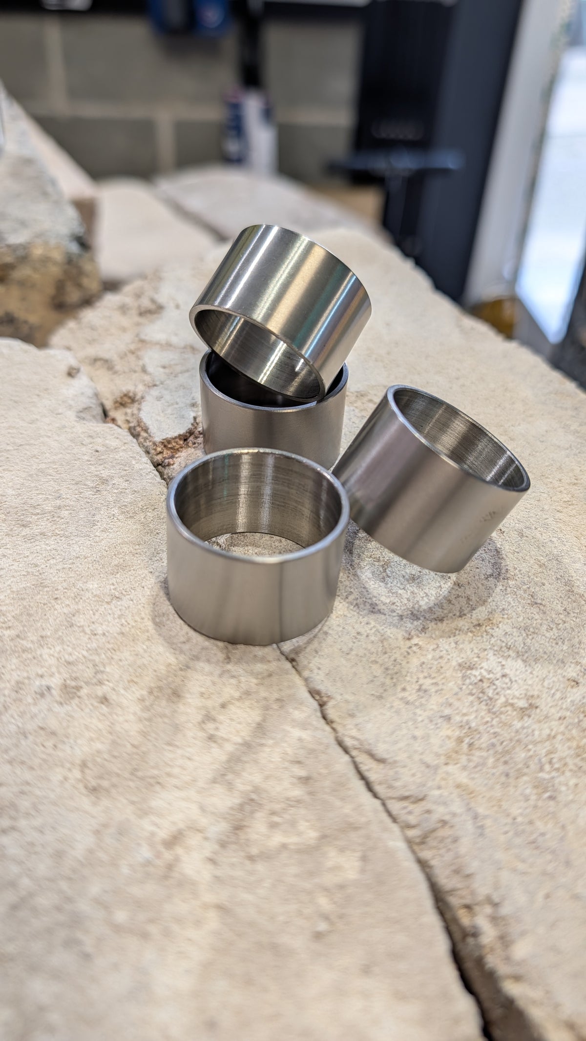 Uncommon Components Titanium Headset spacer  1-1/8