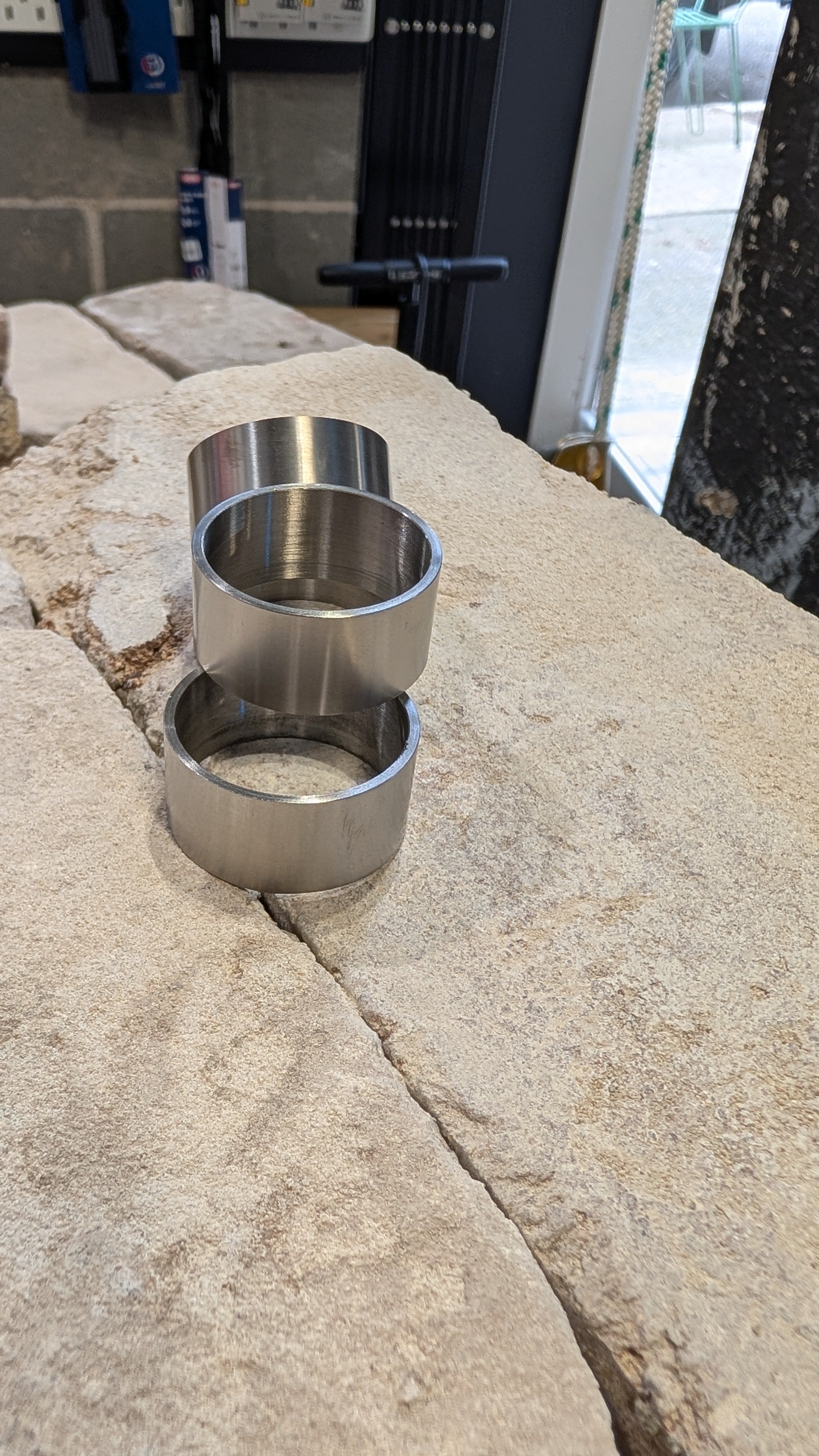Uncommon Components Titanium Headset spacer  1-1/8