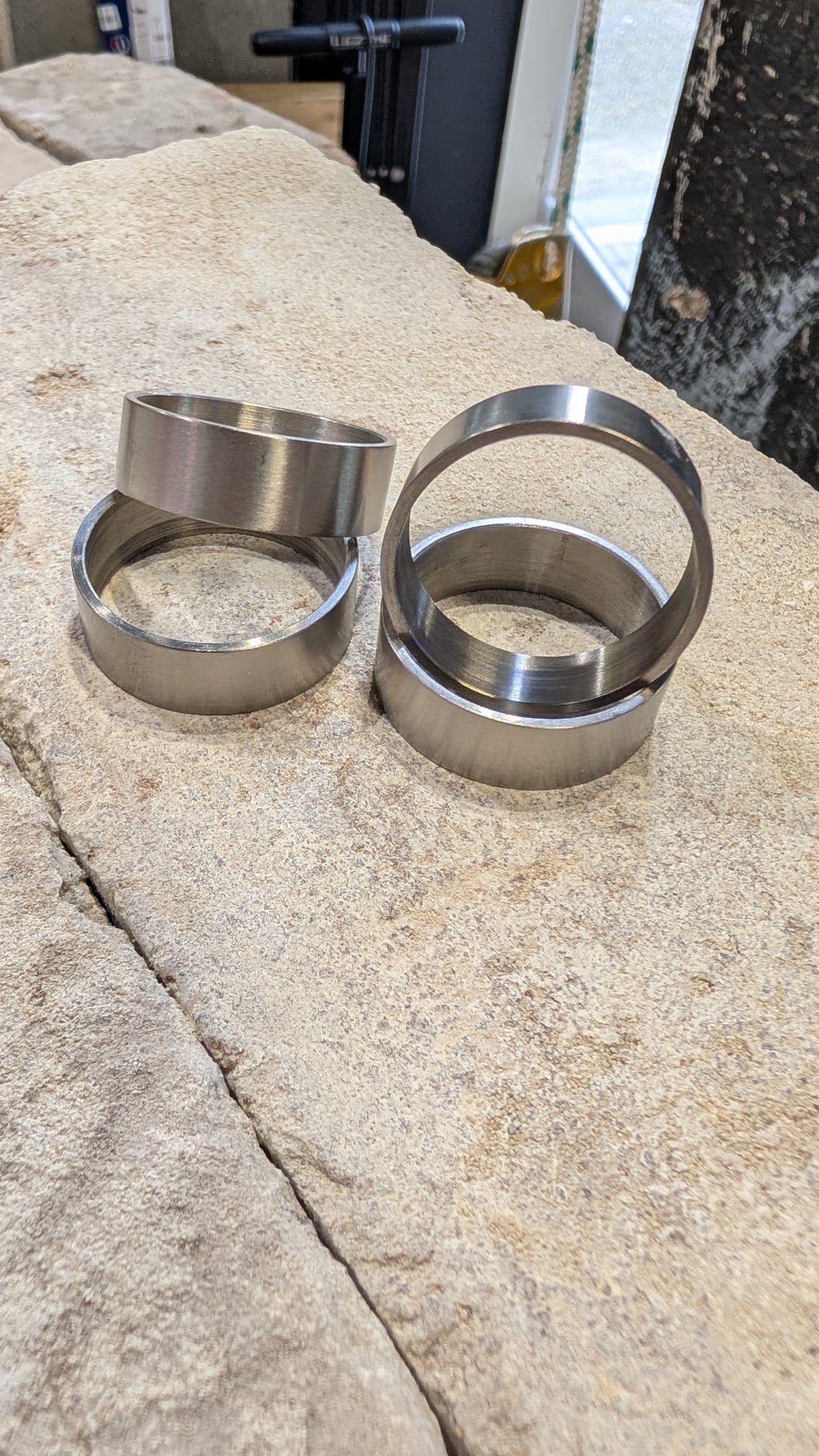 Uncommon Components Titanium Headset spacer  1-1/8