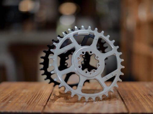 Veloci Cycles Rollcii V.2 N/W 38T Chainring ( Dm8-Sram), Silver
