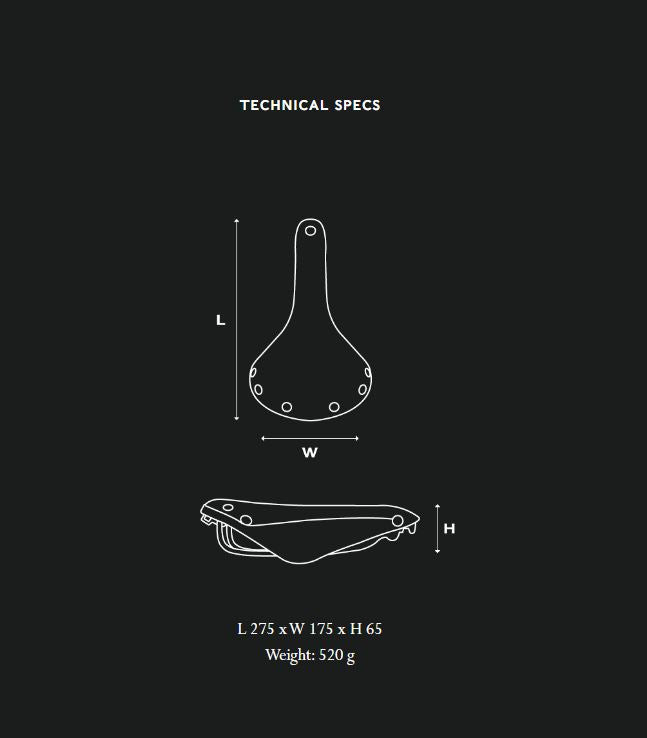 Brooks B17 Saddle - Honey